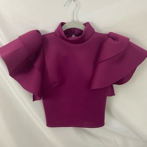 Puff sleeve top